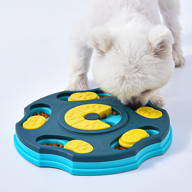 Pet Storage Food Container Dog Sound Educational Toy Slow Feeding Bowl Cat Snack Food Bowl Relieving Stuffy Smell Toy