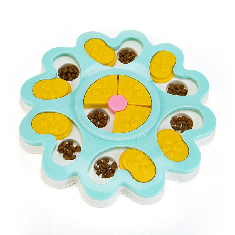 Pet Storage Food Container Dog Sound Educational Toy Slow Feeding Bowl Cat Snack Food Bowl Relieving Stuffy Smell Toy