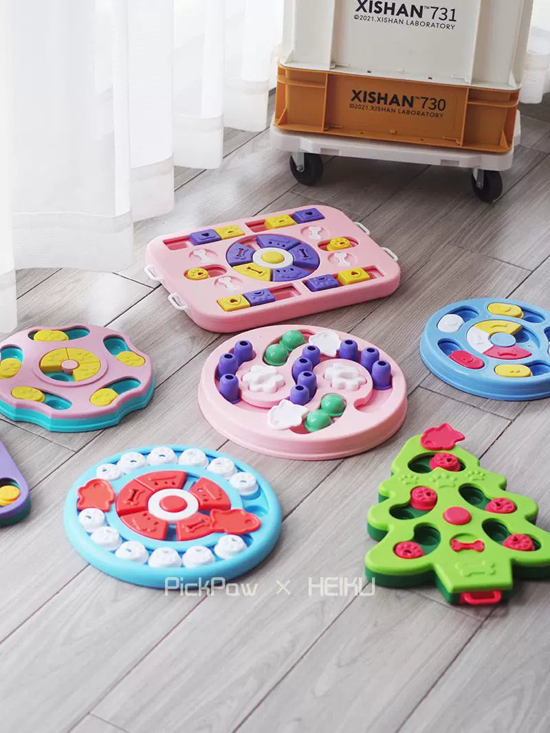 Leakage Food Plate Increase IQ Dogs and Cats Maze Pet Toy