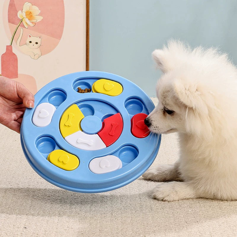 Pet Storage Food Container Dog Sound Educational Toy Slow Feeding Bowl Cat Snack Food Bowl Relieving Stuffy Smell Toy