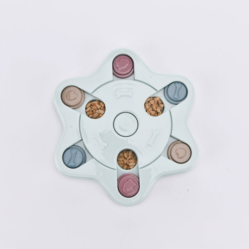 Pet Storage Food Container Dog Sound Educational Toy Slow Feeding Bowl Cat Snack Food Bowl Relieving Stuffy Smell Toy