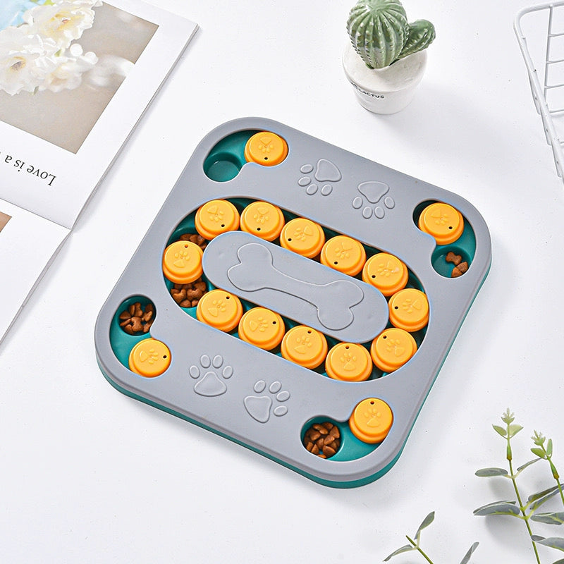 Pet Storage Food Container Dog Sound Educational Toy Slow Feeding Bowl Cat Snack Food Bowl Relieving Stuffy Smell Toy