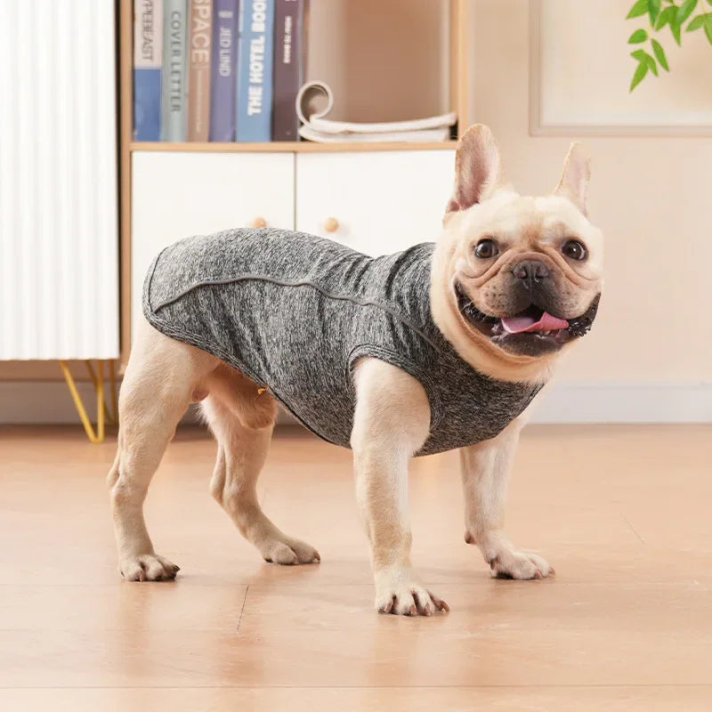 Quick Dry Dog Shirts Pet Tank Top Breathable Sleeveless Vest Spring Summer Clothes Soft Reflective T Shirt for Small Medium Dogs