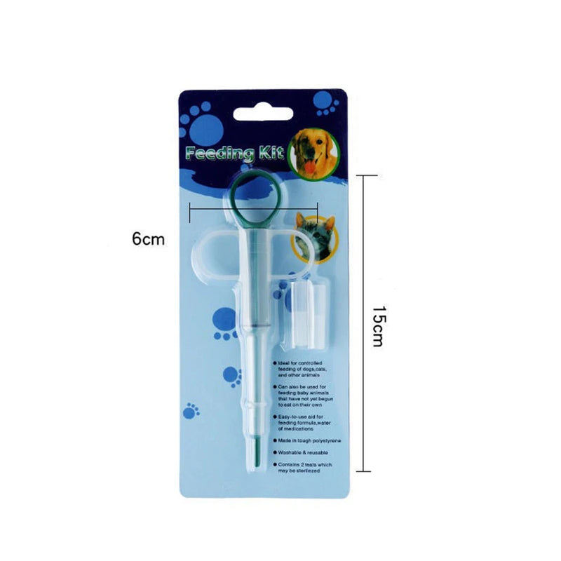 New pet feeding syringe safe silicone comfortable cat feeding medicine stick deworming liquid medicine syringe pet supplies