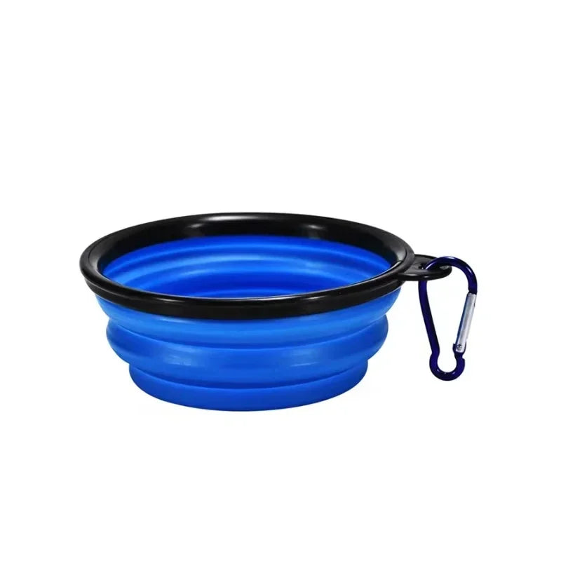 Cuenco plegable para mascotas de 350mL, suministros para perros, cuenco portátil para viajes al aire libre,  dog accessories