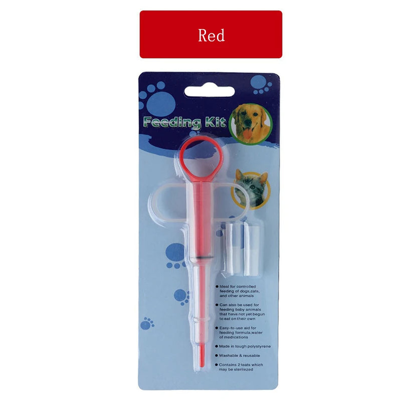 New pet feeding syringe safe silicone comfortable cat feeding medicine stick deworming liquid medicine syringe pet supplies