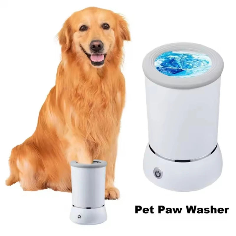Automatic Dog Paw Cleaner Pet Foot Paw Washer Electric Paw Massager USB Charging for Small Medium Large Dogs Pet Foot Washer Cup