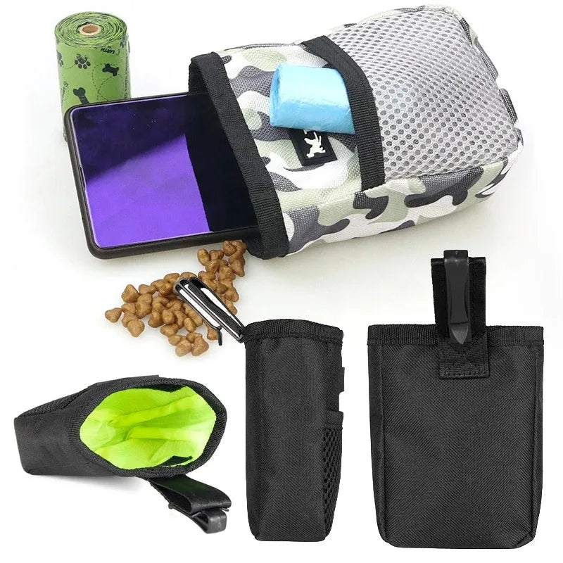 Pet Outdoor Portable Training Dog Snack Bag Pet Supplies Strong Wear Resistance Large Capacity Puppy Products Waist Bag Durable