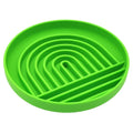 Pet supplies Slow Food  Bowl Cat Anti-Knockover Anti-Slip Food Bowl Puppy Anti-choking Silicone Toy Food Plate