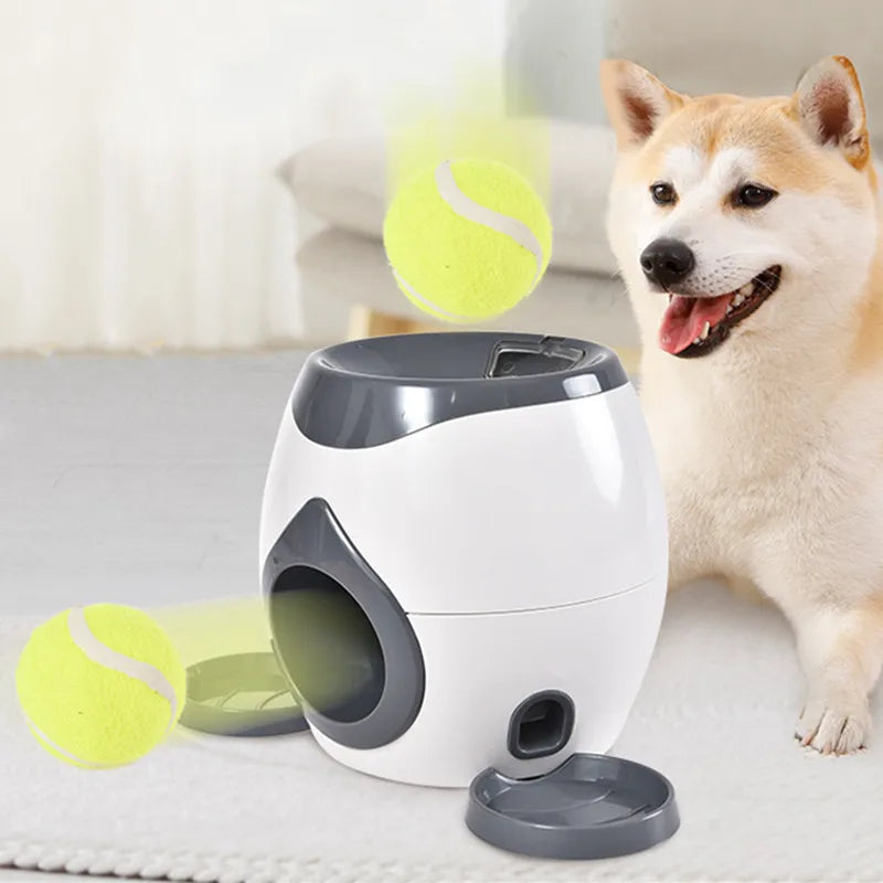 Smart Ball Launcher Training Reward System for Dogs Interactive Puzzle Toy for Indoor Outdoor Puppy Exercise Behavior Training
