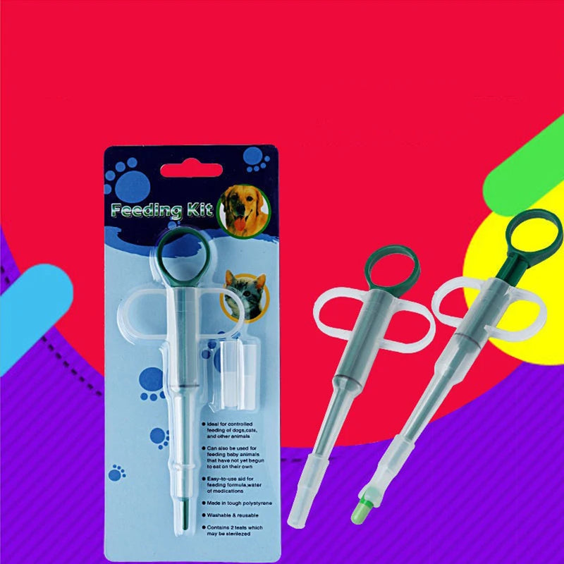 New pet feeding syringe safe silicone comfortable cat feeding medicine stick deworming liquid medicine syringe pet supplies
