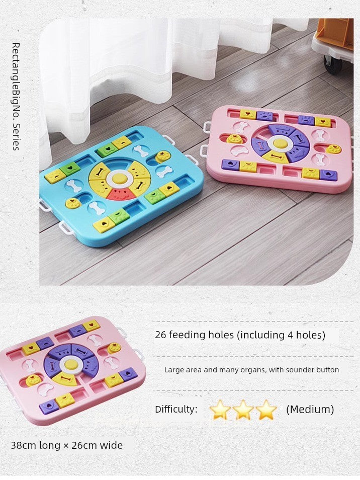 Leakage Food Plate Increase IQ Dogs and Cats Maze Pet Toy