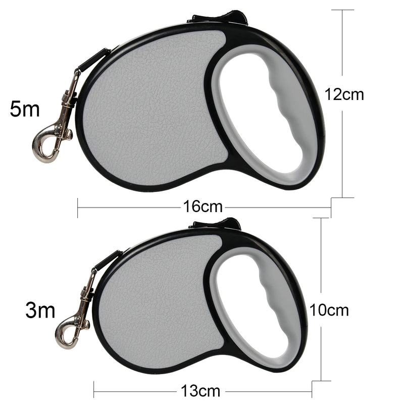 3m 5m Pet Retractable Dog Leash for Small Medium Dogs Cats Outdoor Puppy Automatic Extending Rope Chihuahua Pug Bulldog Supplies