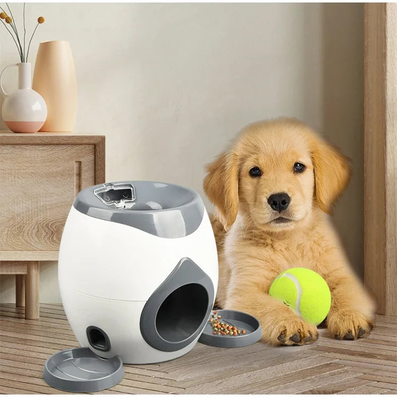 Smart Ball Launcher Training Reward System for Dogs Interactive Puzzle Toy for Indoor Outdoor Puppy Exercise Behavior Training