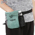 Pet portable dog training snack bag canvas bag dog food waist bag outdoor dog training dog walking equipment pet supplies