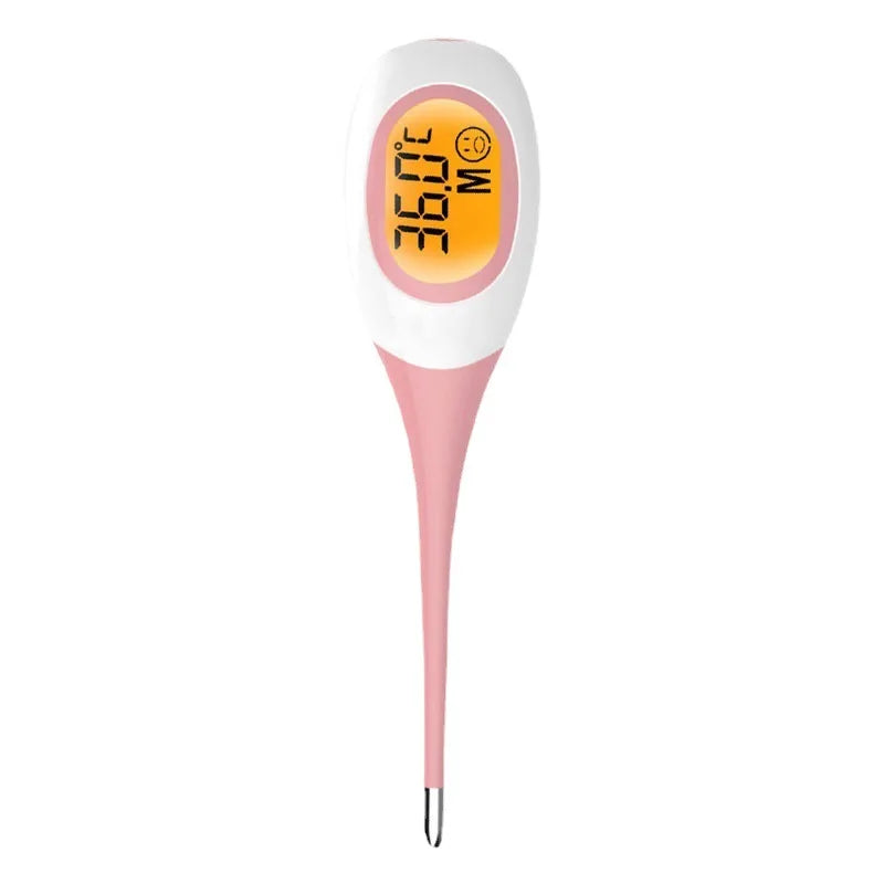 LCD Backlight Dual Display Electronic Pet Thermometers Safe Soft Tip Rectal Temperature Measurement  Veterinary Pet Care Tool