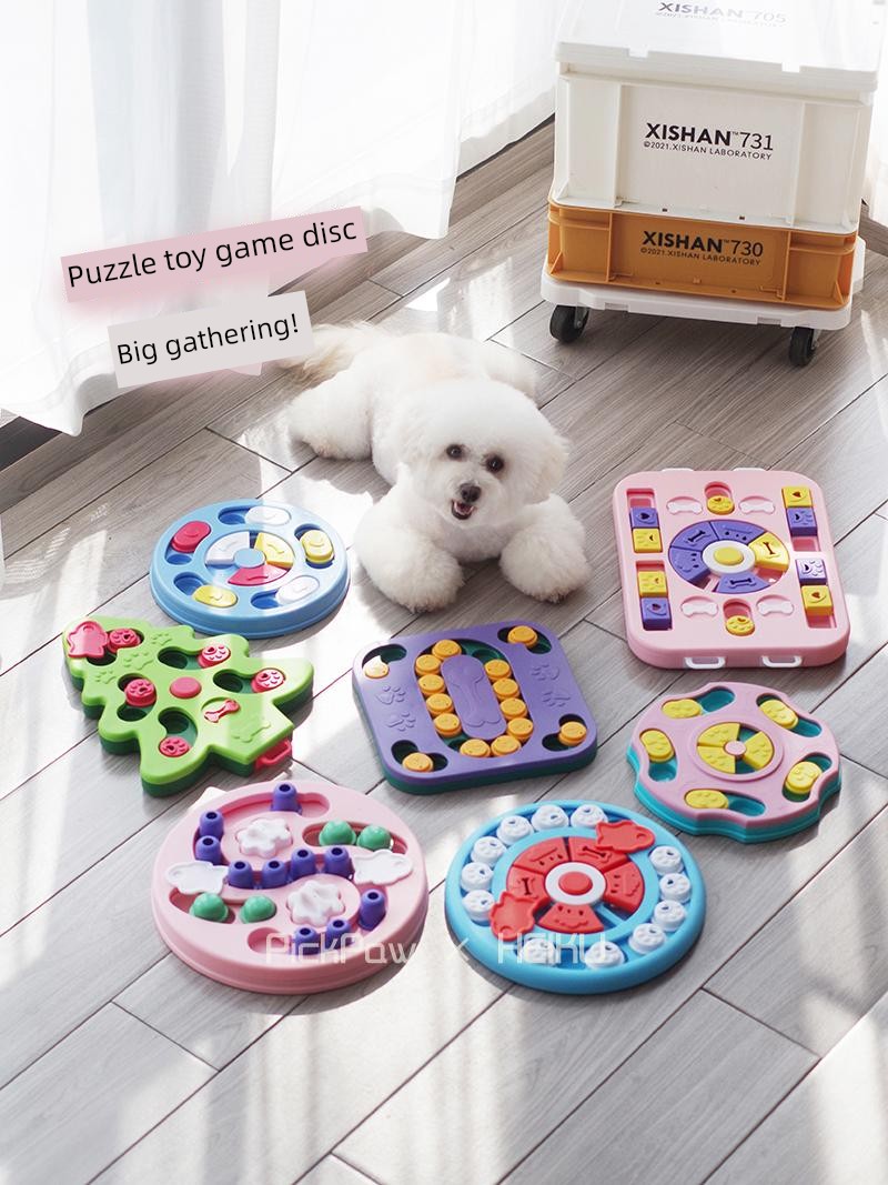 Leakage Food Plate Increase IQ Dogs and Cats Maze Pet Toy