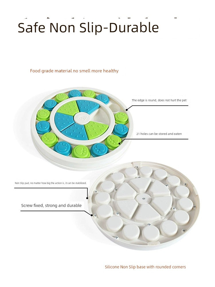 Pet Food Leakage Educational Toys Hide Food Relieving Stuffy Fengrong Dog Bowl Cat Bowl Placemat Smell Training Dog Feeder Slow Food Plate