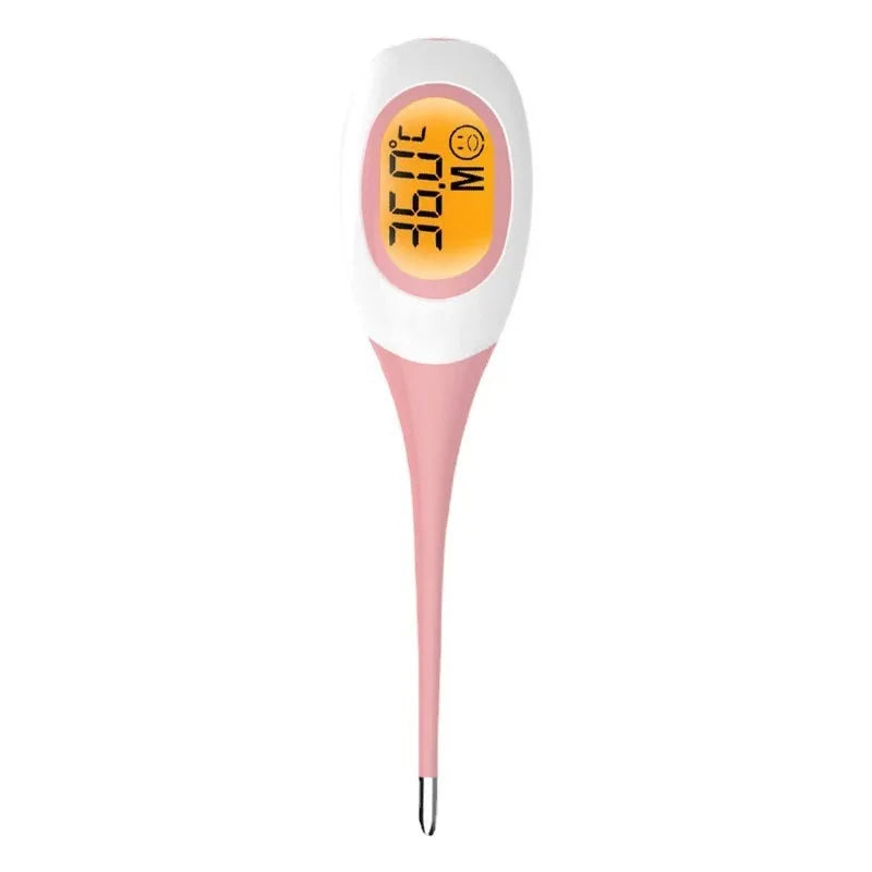 LCD Backlight Dual Display Electronic Pet Thermometers Safe Soft Tip Rectal Temperature Measurement  Veterinary Pet Care Tool