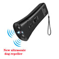 Ultrasonic Pet Dog Cat Repeller Anti Barking Stop Bark Training Device Adapter Trainer LED Ultrasonic with Flashlight Repellent