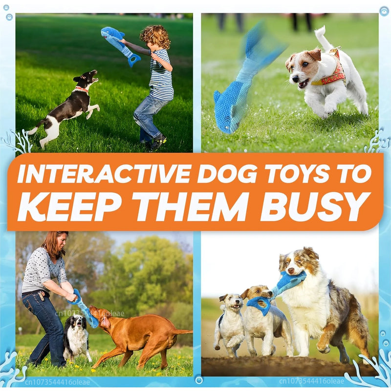 Squeaky Dog Toys for Aggressive Chewers Small Mediym Large Dog Golden Toys to Keep Them Busy Interactive Puppy Toys Tug of War
