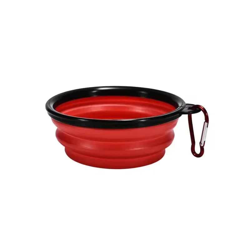 Cuenco plegable para mascotas de 350mL, suministros para perros, cuenco portátil para viajes al aire libre,  dog accessories