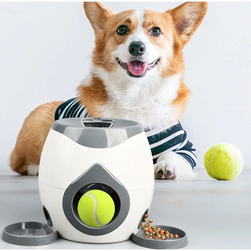 Smart Ball Launcher Training Reward System for Dogs Interactive Puzzle Toy for Indoor Outdoor Puppy Exercise Behavior Training