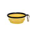Cuenco plegable para mascotas de 350mL, suministros para perros, cuenco portátil para viajes al aire libre,  dog accessories