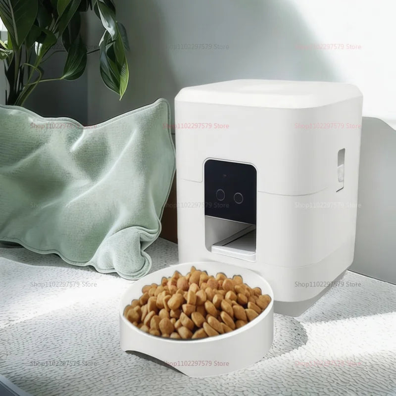 2025 Smart 2L Pet Feeder Automatic Wifi App-Controlled Dry Food Dispenser for Cats Dogs Home Pet Supplies Dinner Time Pet Care.